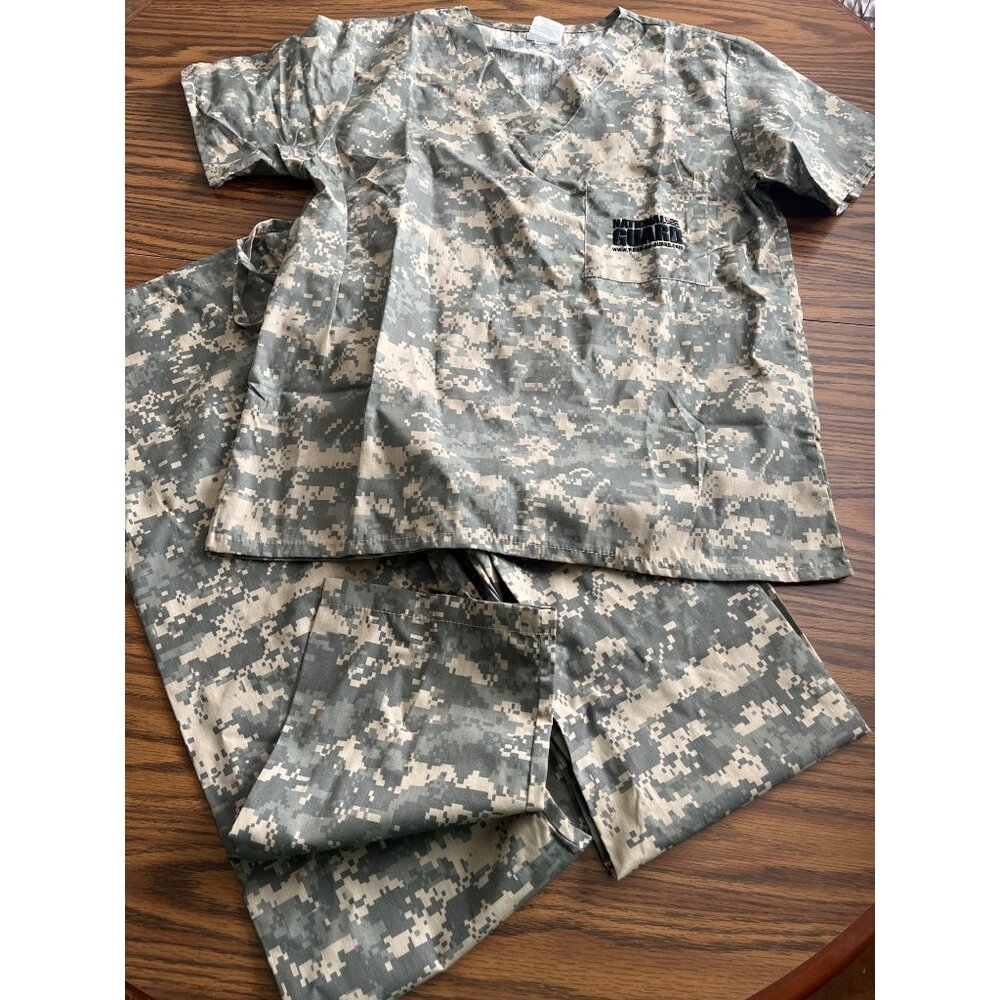 Camouflage Scrub Set